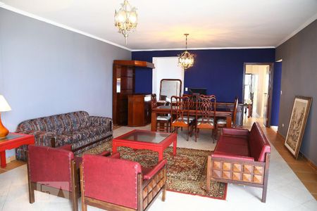 Sala de apartamento para alugar com 3 quartos, 174m² em Vila Tupi, Praia Grande