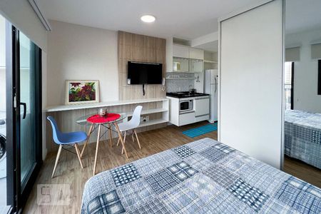Studio de kitnet/studio para alugar com 1 quarto, 25m² em Indianópolis, São Paulo