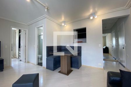 Sala de Jantar de apartamento à venda com 1 quarto, 48m² em Vila Andrade, São Paulo