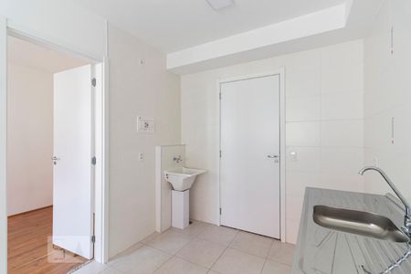 Sala e Cozinha de apartamento para alugar com 1 quarto, 26m² em Cambuci, São Paulo