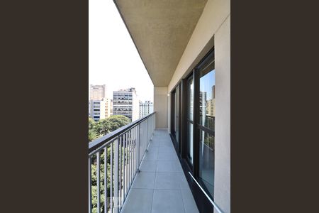 Varanda de kitnet/studio à venda com 1 quarto, 44m² em República, São Paulo