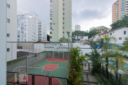 Vista Sala de apartamento à venda com 3 quartos, 75m² em Indianópolis, São Paulo