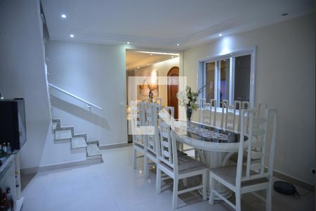 Sala de Jantar de casa à venda com 3 quartos, 390m² em Parque João Ramalho, Santo André