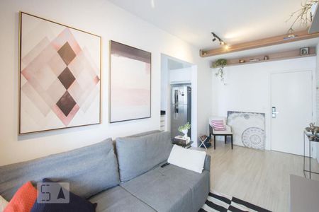 Sala de apartamento para alugar com 1 quarto, 53m² em Campo Belo, São Paulo
