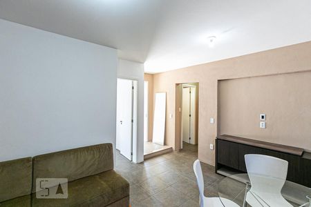 Sala de apartamento para alugar com 1 quarto, 55m² em Vila Nova, Porto Alegre