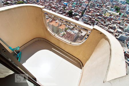 Varanda da Sala de apartamento à venda com 1 quarto, 65m² em Vila Andrade, São Paulo