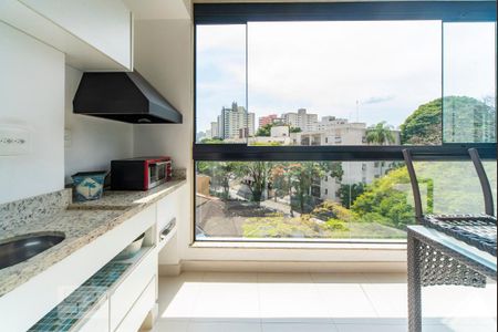 Varanda da Sala de apartamento para alugar com 3 quartos, 85m² em Centro, Santo André