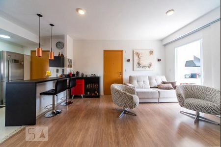 Sala de apartamento para alugar com 3 quartos, 85m² em Centro, Santo André