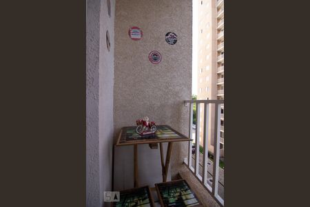 Varanda da Sala de apartamento para alugar com 2 quartos, 47m² em Jardim Samambaia, Campinas