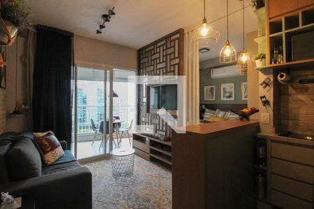 Sala de apartamento à venda com 1 quarto, 34m² em Pinheiros, São Paulo