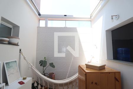 Varanda da Sala de apartamento para alugar com 2 quartos, 38m² em Vila Scarpelli, Santo André