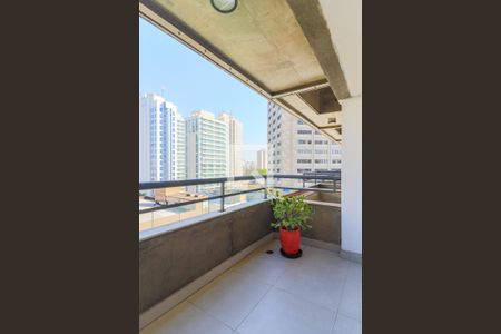 Varanda da Sala de apartamento para alugar com 3 quartos, 156m² em Santo Amaro, São Paulo