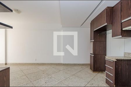 Sala - Cozinha de apartamento para alugar com 2 quartos, 74m² em Vila da Serra, Nova Lima