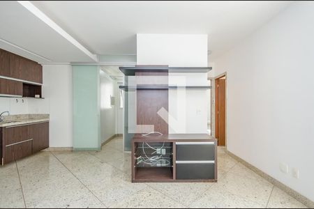 Sala - Cozinha de apartamento para alugar com 2 quartos, 74m² em Vila da Serra, Nova Lima