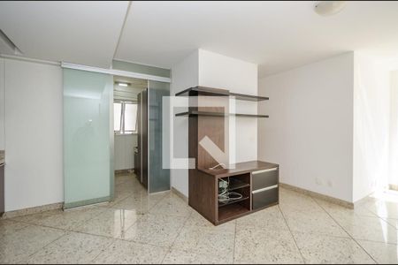 Sala - Cozinha de apartamento para alugar com 2 quartos, 74m² em Vila da Serra, Nova Lima