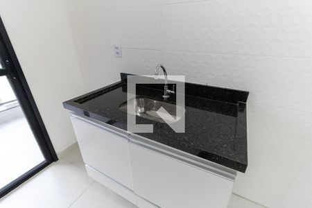 Sala e Cozinha de apartamento para alugar com 1 quarto, 21m² em Cambuci, São Paulo