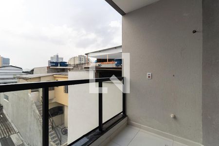 Varanda e lavanderia de apartamento para alugar com 1 quarto, 21m² em Cambuci, São Paulo