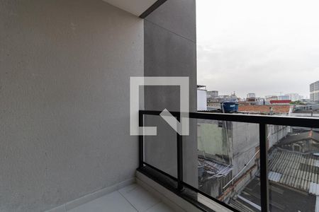 Varanda e lavanderia de apartamento para alugar com 1 quarto, 21m² em Cambuci, São Paulo