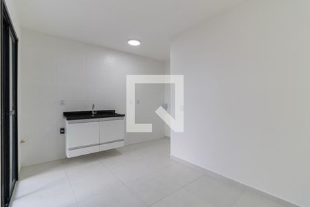 Sala e Cozinha de apartamento para alugar com 1 quarto, 21m² em Cambuci, São Paulo