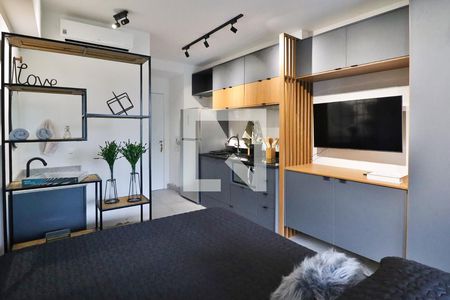 Sala/Quarto de kitnet/studio para alugar com 1 quarto, 26m² em Sumarezinho, São Paulo