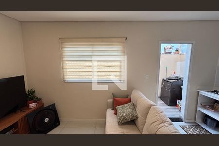 Sala de apartamento à venda com 2 quartos, 53m² em Campestre, Santo André