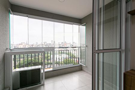 Varanda da Sala de apartamento para alugar com 2 quartos, 49m² em Chácara Seis de Outubro, São Paulo