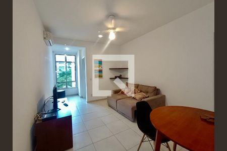 Sala  de apartamento para alugar com 2 quartos, 80m² em Leblon, Rio de Janeiro