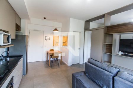 Sala de apartamento à venda com 1 quarto, 50m² em Tamboré, Santana de Parnaíba