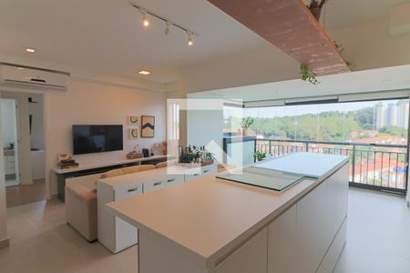 Sala  de apartamento à venda com 1 quarto, 61m² em Butantã, São Paulo