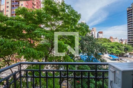 Vista da Sala de apartamento para alugar com 1 quarto, 50m² em Cambuí, Campinas
