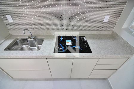 Sala/Cozinha de apartamento para alugar com 1 quarto, 40m² em Alves Dias, São Bernardo do Campo