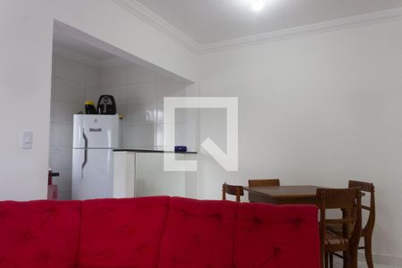 Sala de apartamento para alugar com 2 quartos, 90m² em Guilhermina, Praia Grande