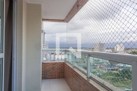 Varanda de apartamento para alugar com 2 quartos, 90m² em Guilhermina, Praia Grande