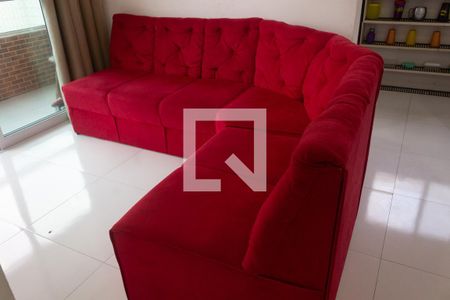Detalhe sala de apartamento para alugar com 2 quartos, 90m² em Guilhermina, Praia Grande