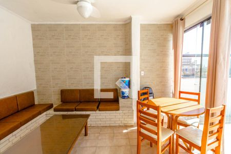 Sala de apartamento para alugar com 2 quartos, 100m² em Caiçara, Praia Grande
