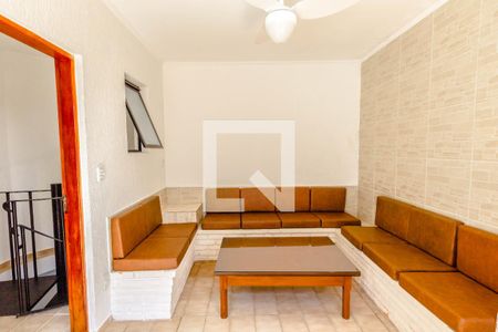 Sala de apartamento para alugar com 2 quartos, 100m² em Caiçara, Praia Grande