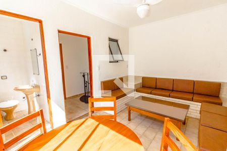 Sala de apartamento para alugar com 2 quartos, 100m² em Caiçara, Praia Grande