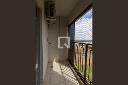 Varanda da Sala de apartamento para alugar com 2 quartos, 54m² em Parque Oeste Industrial, Goiânia