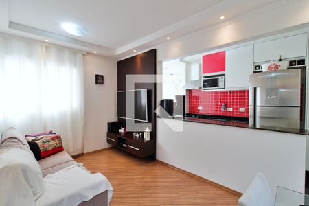 Sala de apartamento para alugar com 2 quartos, 46m² em Jardim Clementino, Taboão da Serra