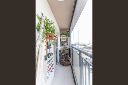 Varanda Sala de kitnet/studio para alugar com 1 quarto, 28m² em Água Branca, São Paulo