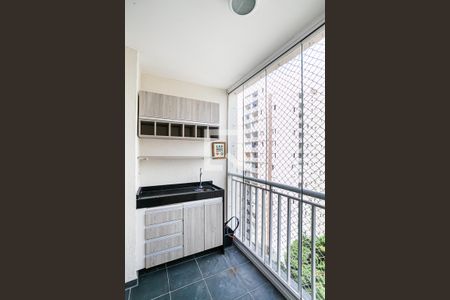 Varanda da Sala de apartamento para alugar com 2 quartos, 73m² em Jardim, Santo André