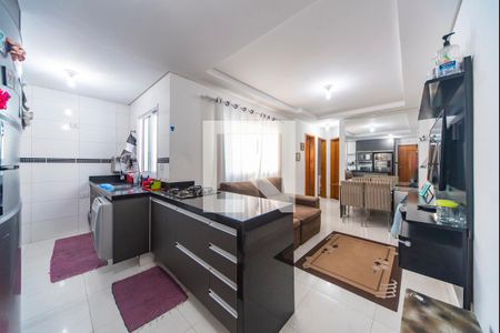 Sala de apartamento à venda com 2 quartos, 100m² em Jardim das Maravilhas, Santo André