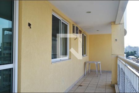 Varanda da Sala de apartamento para alugar com 3 quartos, 171m² em Taquara, Rio de Janeiro