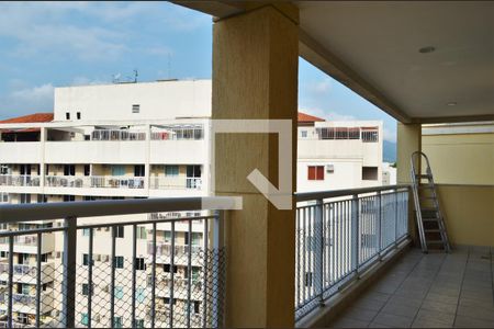 Varanda da Sala de apartamento para alugar com 3 quartos, 171m² em Taquara, Rio de Janeiro