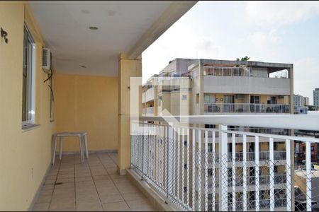Varanda da Sala de apartamento para alugar com 3 quartos, 171m² em Taquara, Rio de Janeiro