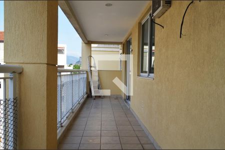 Varanda da Sala de apartamento para alugar com 3 quartos, 171m² em Taquara, Rio de Janeiro