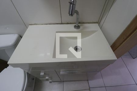 Casa à venda com 65m², 1 quarto e 1 vagaDetalhe banheiro