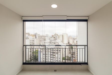Varanda de kitnet/studio à venda com 1 quarto, 33m² em Vila Buarque, São Paulo