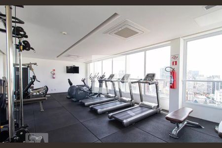 Studio para alugar com 36m², 1 quarto e sem vaga Studio para alugar com 36m², 1 quarto e sem vagaAcademia