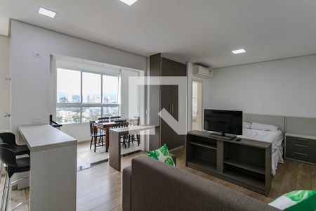 Sala de apartamento para alugar com 1 quarto, 45m² em Vila Oliveira, Mogi das Cruzes